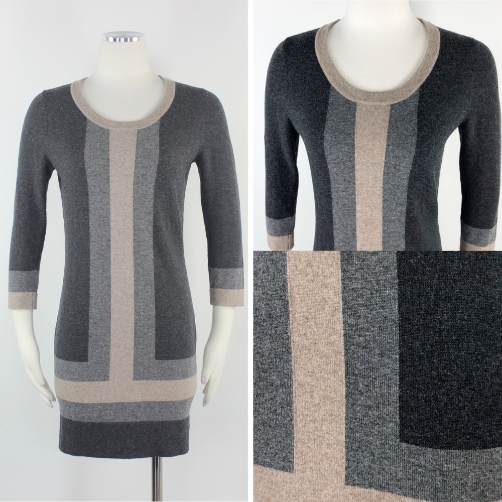 Rag & Bone 3/4 Merino Wool Sweater Dress Sheath S